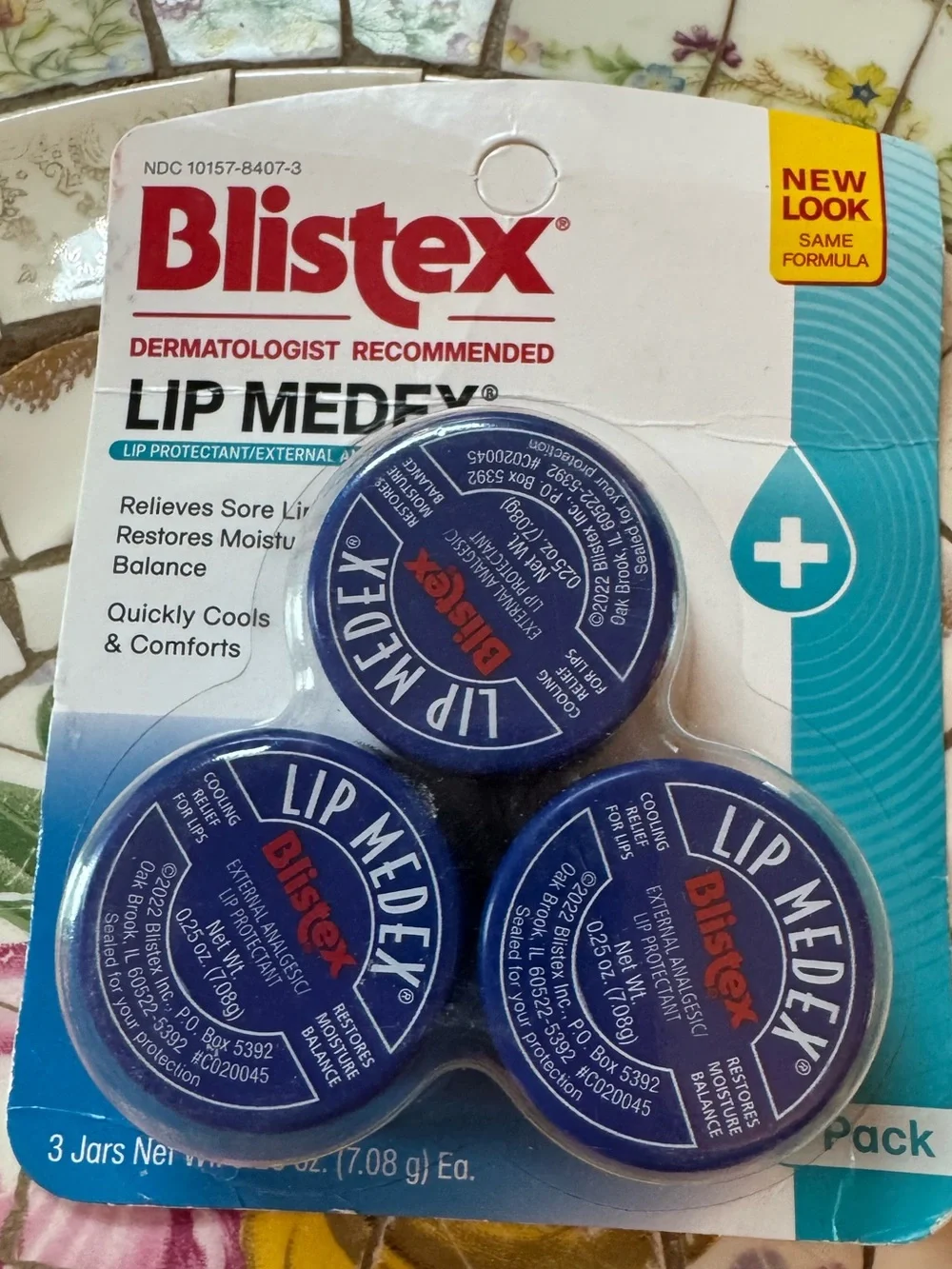 Blistex set dermatologist